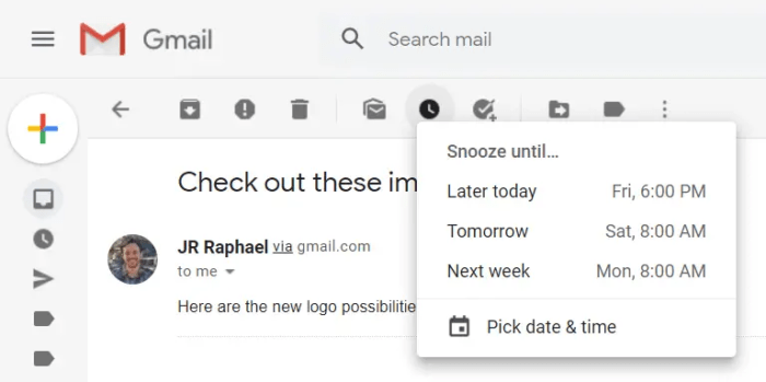 Email Snooze